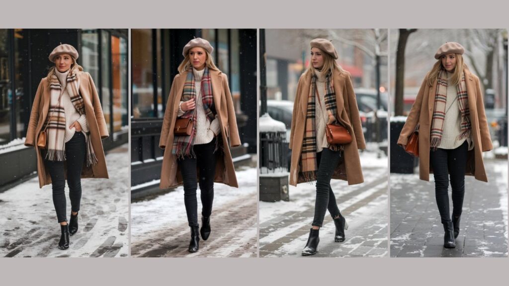 Classic Wool Coat Ensemble as Cold Day Outfits